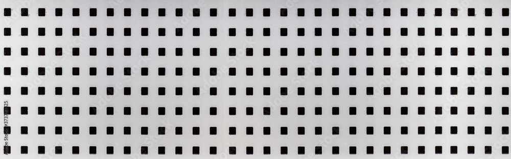 Panorama of White steel mesh screen pattern and seamless background Panorama of White steel mesh screen pattern and seamless background