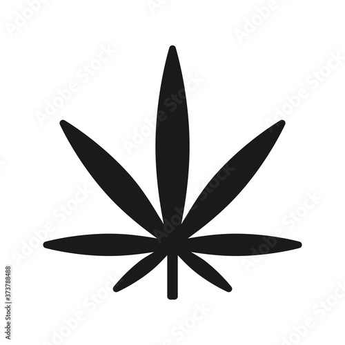 Cannabis Leaf Marijuana Hemp Weed Icon