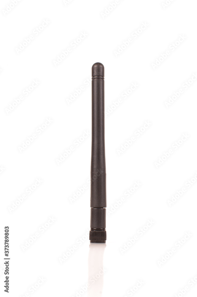 Monopole antenna for IoT and 5G isolated on the white background Monopole antenna for IoT and 5G isolated on the white background