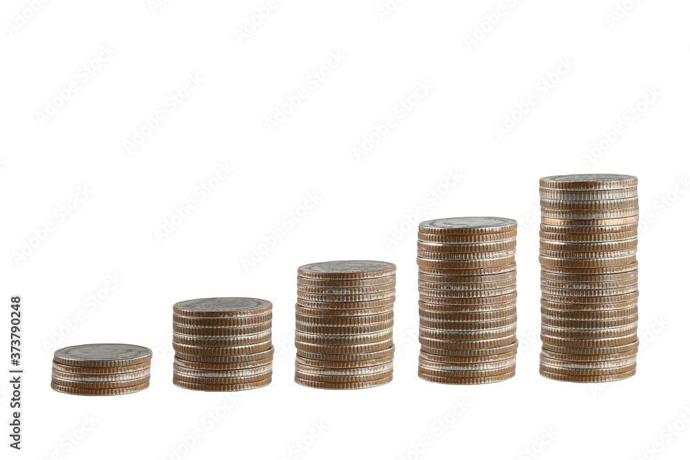 Coin stack is a Bar graph in the concept of profit in business. Coin stack is a Bar graph in the concept of profit in business.
