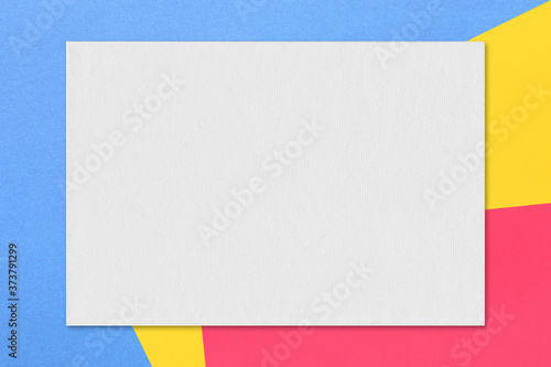 Blank color art paper with layer background.