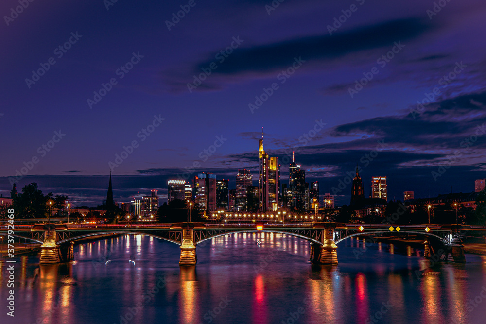 Night view of Frankfurt