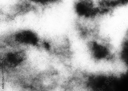 Subtle halftone vector texture overlay. Monochrome abstract splattered background.