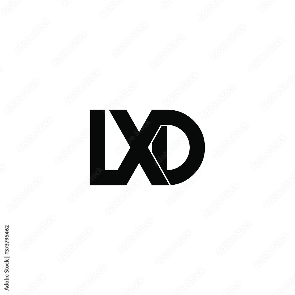 lxd letter original monogram logo design lxd letter original monogram logo design