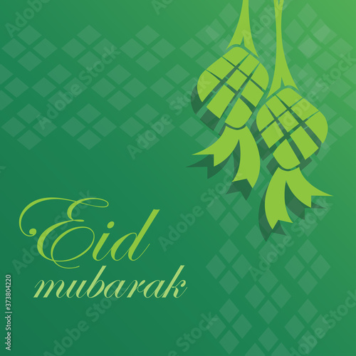 eid mubarak religion template background vector graphic