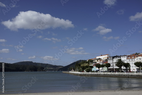 Cedeira  coastal village in Galicia Spain