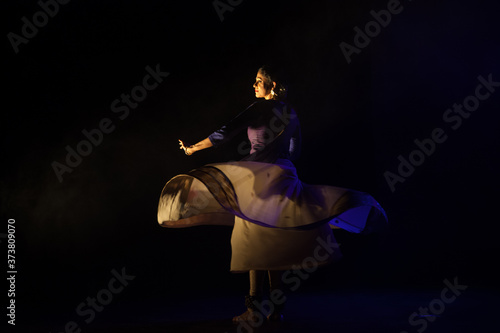 A beautiful kathak dancer photo