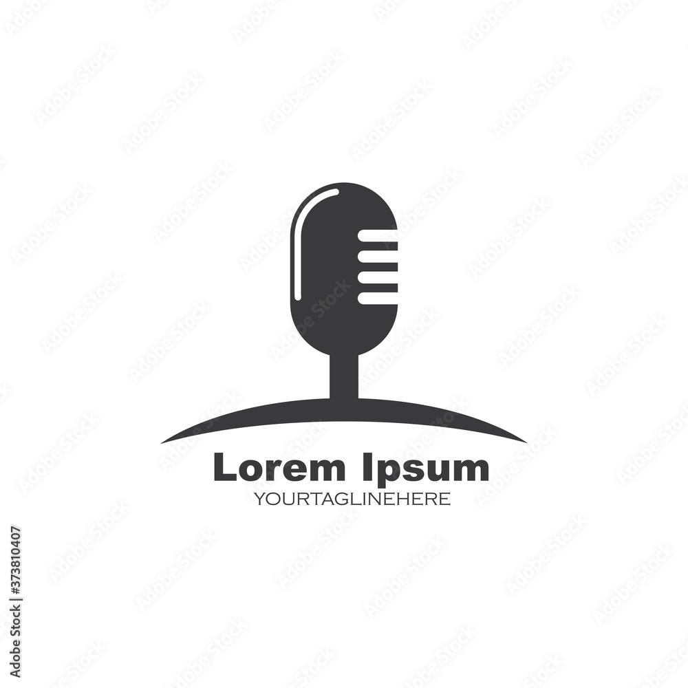microphone icon vector illustration design microphone icon vector illustration design