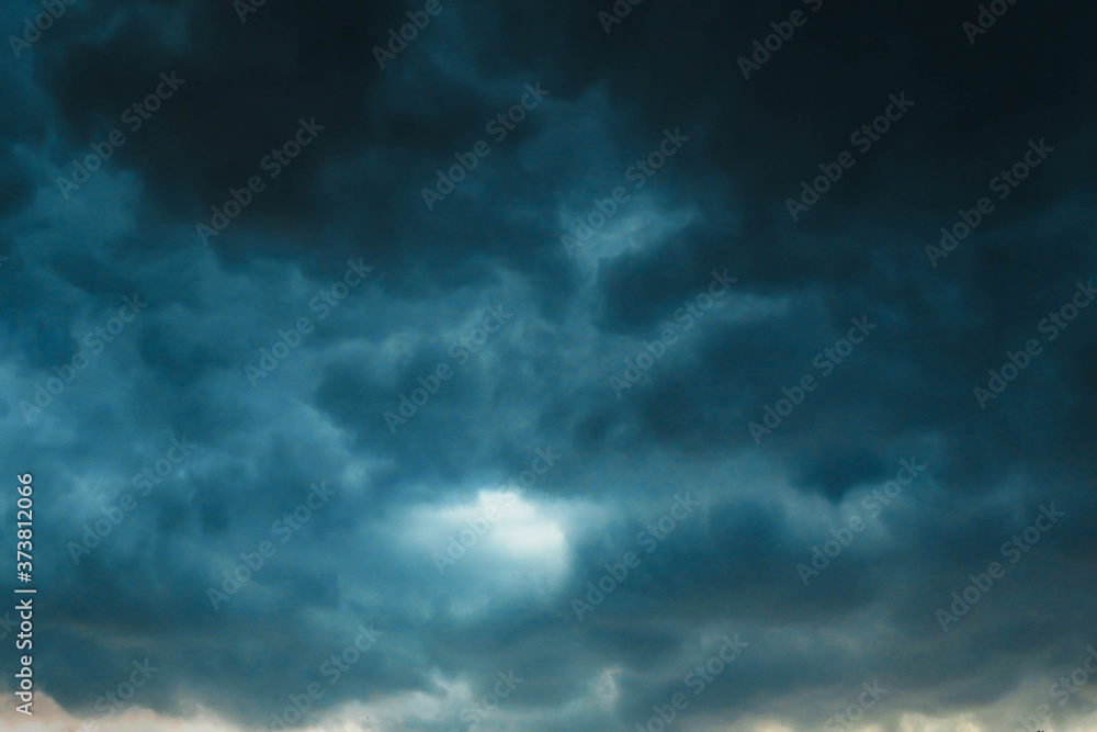 Obraz premium storm clouds timelapse