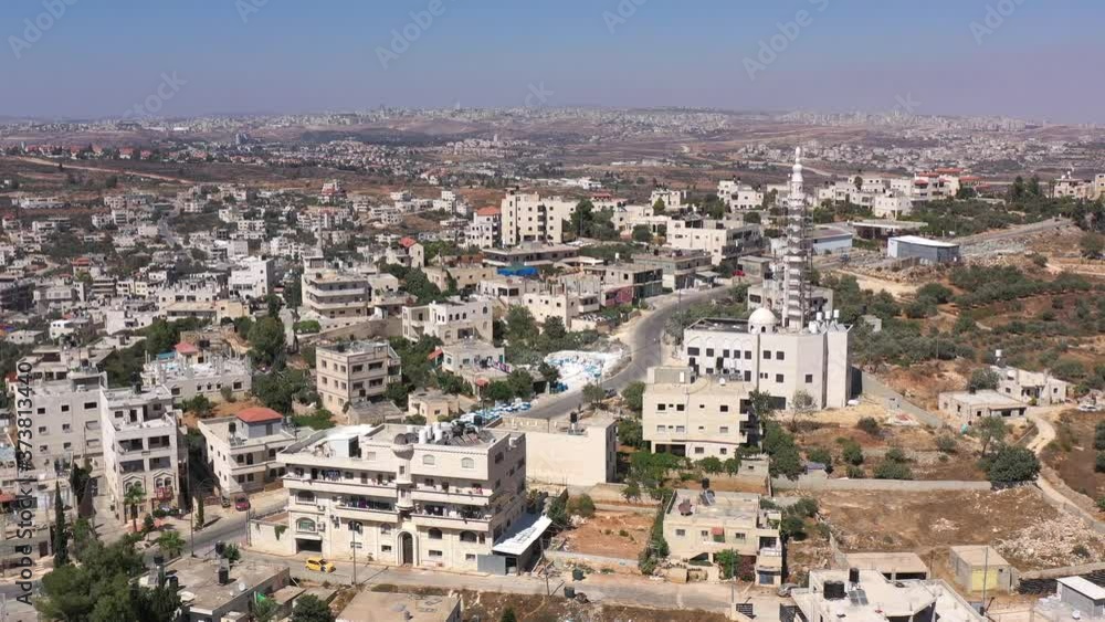 Aerial View over Mosque in Palestine Town Biddu,Near Jerusalem
Jerusalem Hills, Drone, August,2020,Israel
Aerial View over Mosque in Palestine Town Biddu,Near Jerusalem
Jerusalem Hills, Drone, August,2020,Israel
