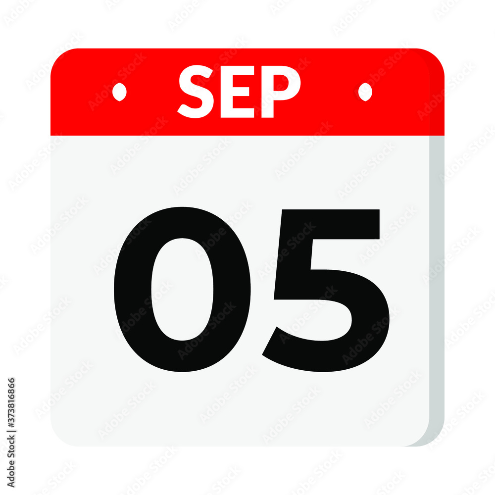 05 September calendar icon 05 September calendar icon