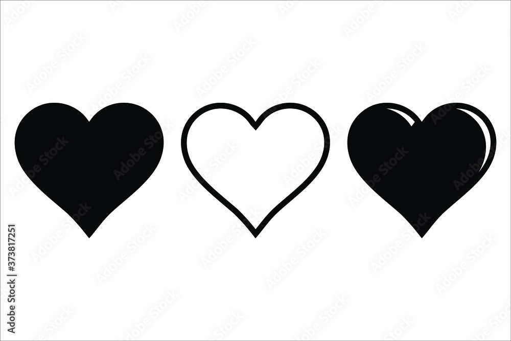 Love Hearth icon vector. Flat icon Love symbol