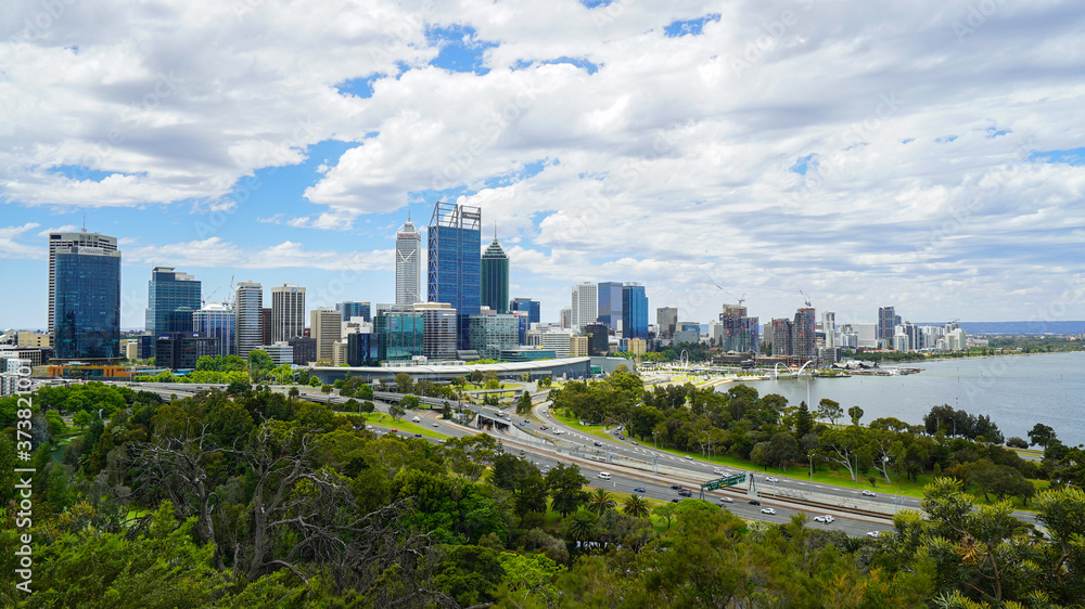 Perth skyline in Western Australia Perth skyline in Western Australia