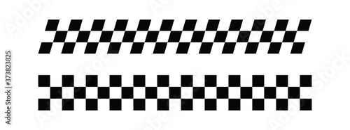 Race Flag Design Vector Illustration photo