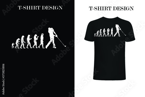 evolution golf t-shirt