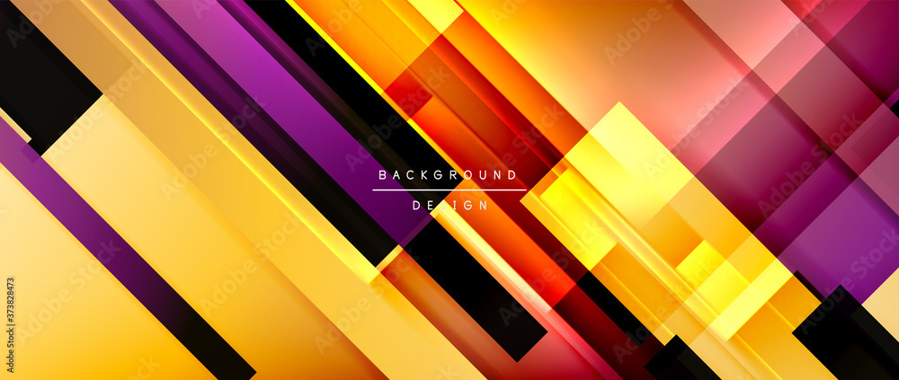 Dynamic lines on fluid color gradient. Trendy geometric abstract background for your text, logo or graphics Dynamic lines on fluid color gradient. Trendy geometric abstract background for your text, logo or graphics