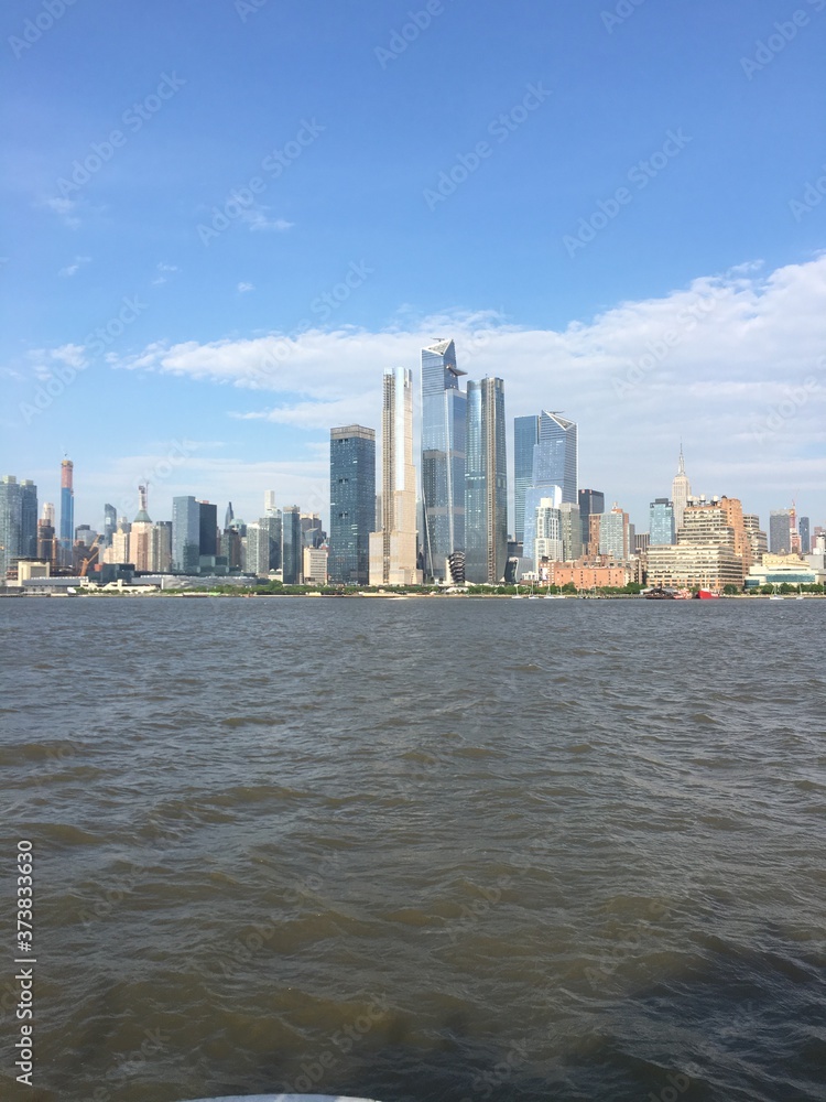 Naklejka premium city skyline