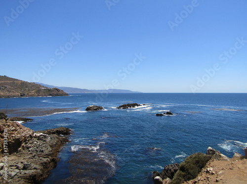 View of Ocean From Left Side of La Bufadora Ensenada, Baja California, México.