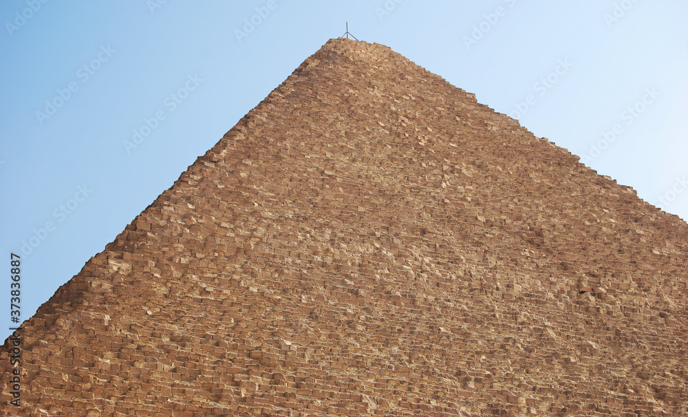 The Great Pyramid of Cheops in Giza, Cairo. Egypt The Great Pyramid of Cheops in Giza, Cairo. Egypt