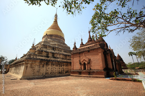 Temple at Bagan Landscape  Myanmar