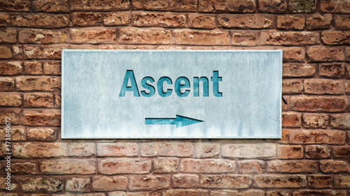 Street Sign to Ascent © Thomas Reimer