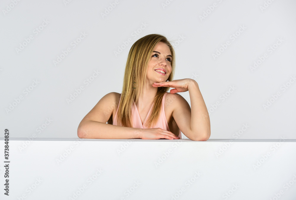 Sexy beauty dreaming. female hairdresser salon. happy fashion model. skin and hair care. pure beauty. pretty smiling lady. copy space. beautiful woman with long hair. natural beauty and makeup Sexy beauty dreaming. female hairdresser salon. happy fashion model. skin and hair care. pure beauty. pretty smiling lady. copy space. beautiful woman with long hair. natural beauty and makeup
