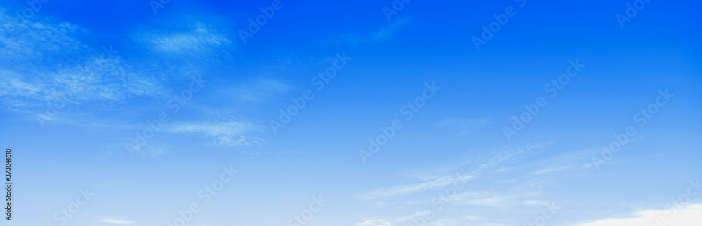 blue sky with beautiful natural white clouds	
