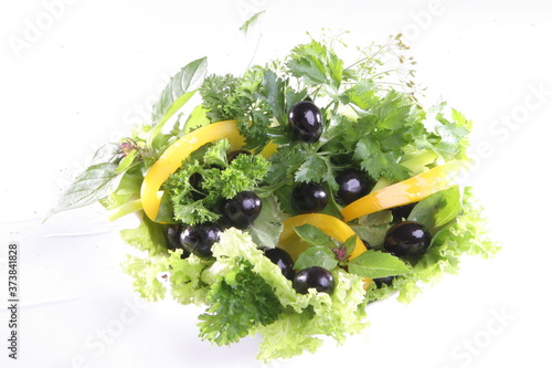 fresh salad in a bowl