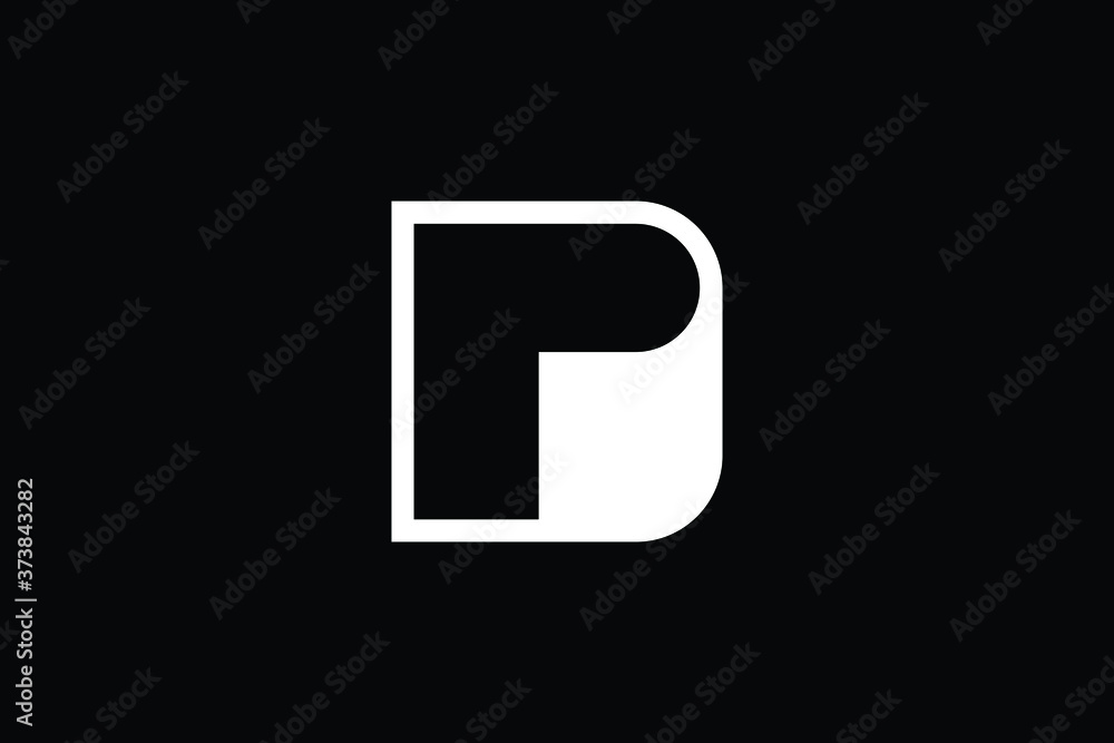 Minimal Innovative Initial DP logo and PD logo. Letter DP PD creative elegant Monogram. Premium Business logo icon. White color on black background Minimal Innovative Initial DP logo and PD logo. Letter DP PD creative elegant Monogram. Premium Business logo icon. White color on black background