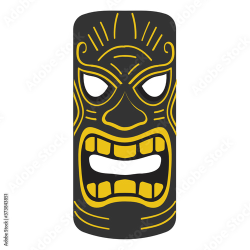 
Modern style vector of tiki mask 
