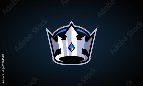 Crown Esports Logo Vector Templates