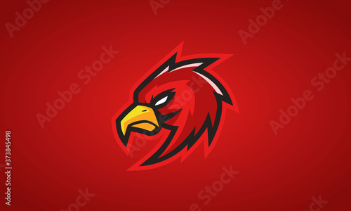 Red Hawk Esports Logo Templates