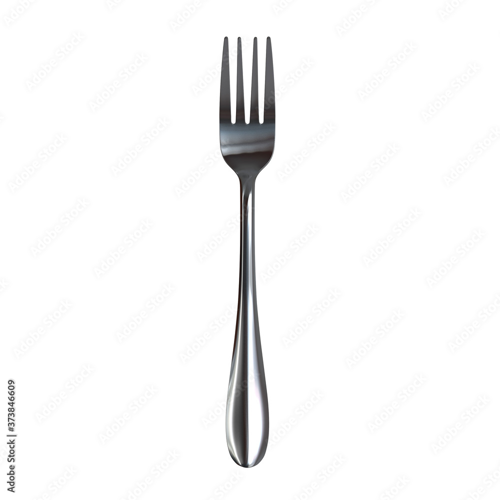 fork on a white isolated background fork on a white isolated background