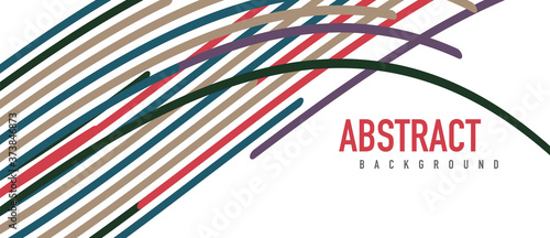 Аbstract moving colorful lines vector backgrounds for cover, placard, poster, banner or flyer