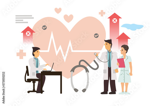 Doctors study for a Heart Medication Solution.
