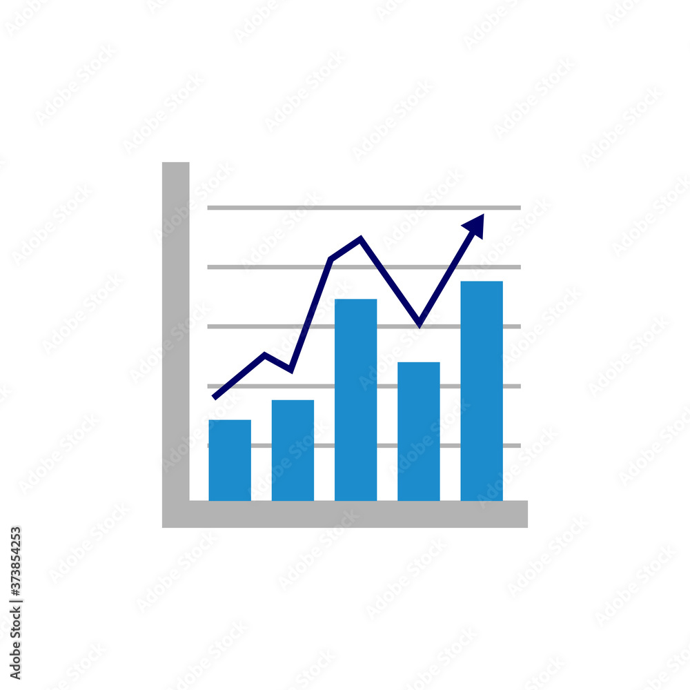 graphic and diagram icon vector symbol of statistic isolated illustration white background graphic and diagram icon vector symbol of statistic isolated illustration white background