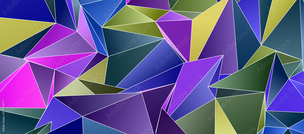 Obraz premium Abstract Low-Poly background. triangulated texture. Design 3d. Polygonal geometrical pattern. Triangular modern style