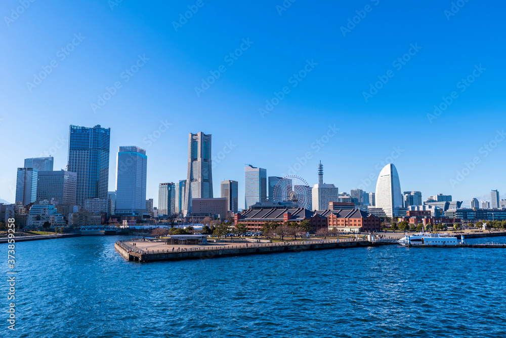 横浜みなとみらいの風景