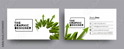 Modern Business Card - Creative and Clean Business Card Template.