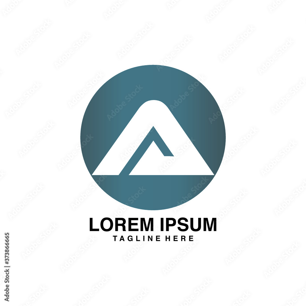 Initial letter A logo vector design template
Initial letter A logo vector design template