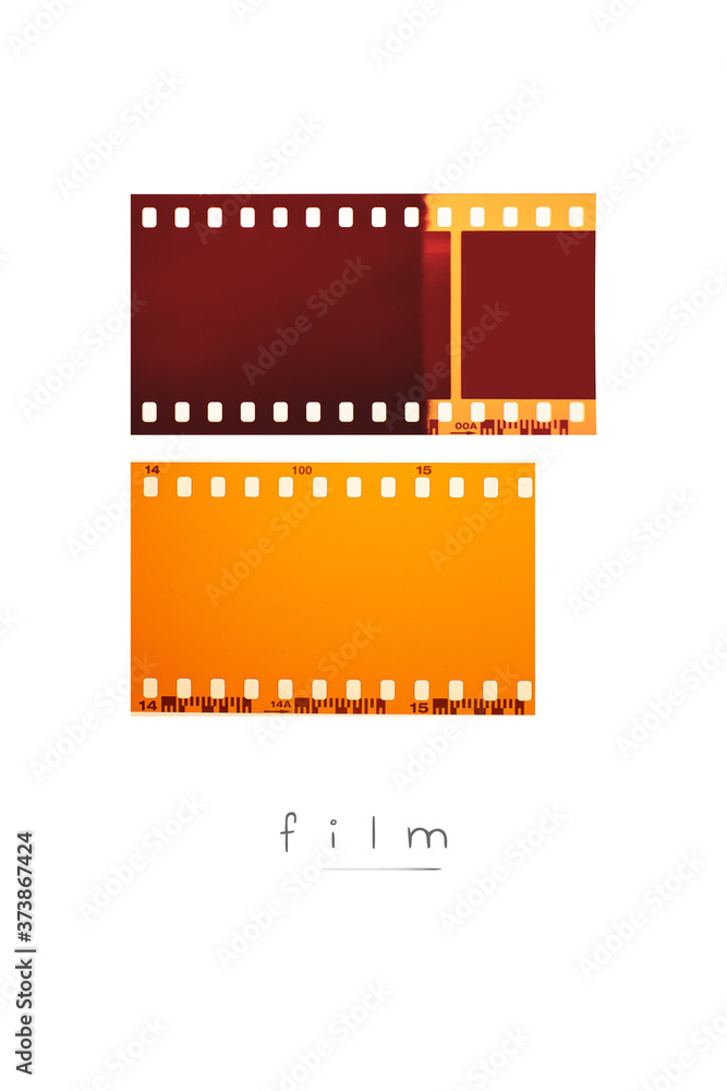 Fototapeta premium (35 mm.)Vintage film frame.With white space.film camera.