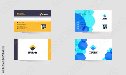 Business card template design, Corporate business card design, Modern business card  template design