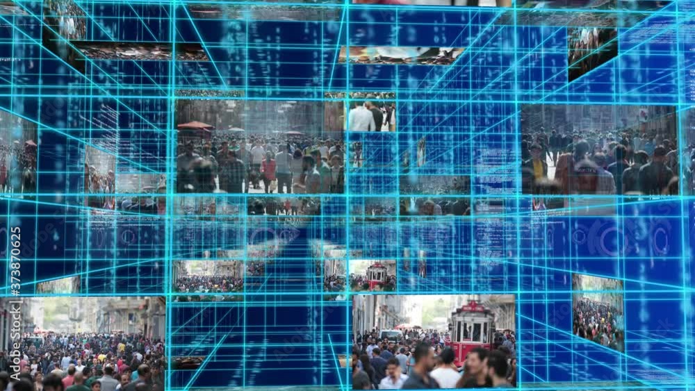 Matrix text digital data. Line together with digital numbers. Technology background. 3D rotating motion. Lights that follow the lines. Numbers flowing between lines. square and rectangles intertwined. Matrix text digital data. Line together with digital numbers. Technology background. 3D rotating motion. Lights that follow the lines. Numbers flowing between lines. square and rectangles intertwined.