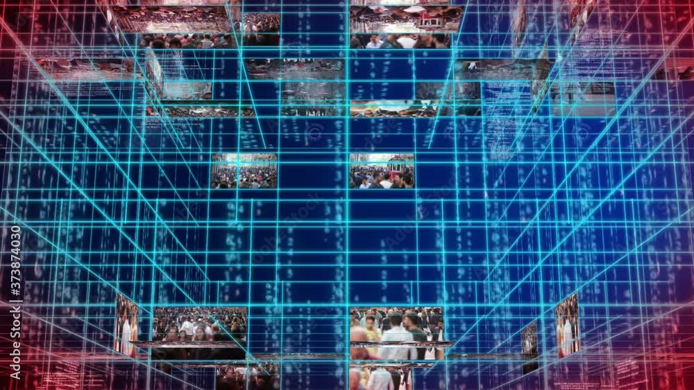 Matrix text digital data. Line together with digital numbers. Technology background. 3D rotating motion. Lights that follow the lines. Numbers flowing between lines. square and rectangles intertwined. Matrix text digital data. Line together with digital numbers. Technology background. 3D rotating motion. Lights that follow the lines. Numbers flowing between lines. square and rectangles intertwined.