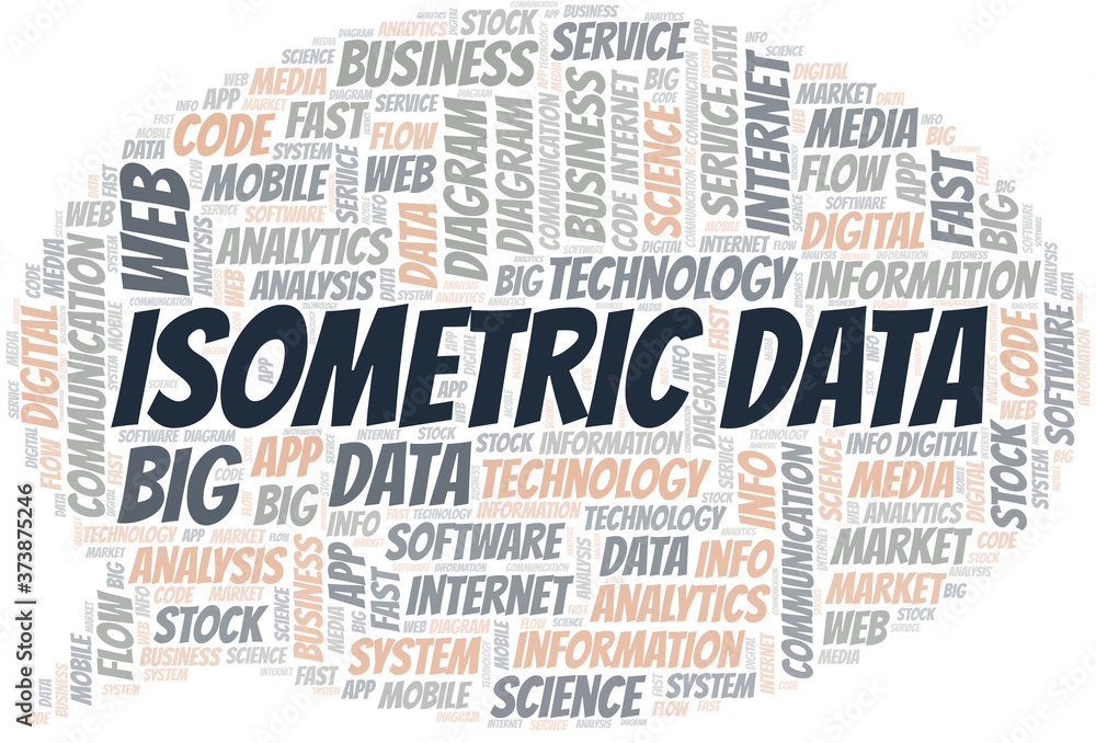 Isometric Data vector word cloud, made with text only. Isometric Data vector word cloud, made with text only.