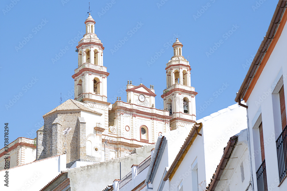 Obraz premium Church of Our Lady of Incarnation in Olvera, Cadiz province, Andalusia, Spain