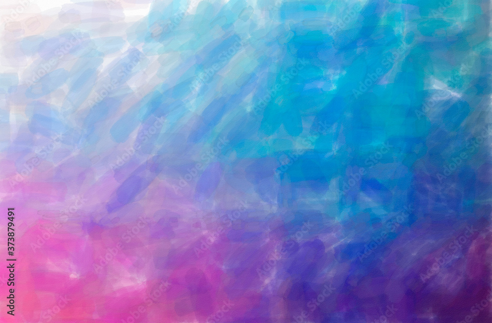 Abstract illustration of blue and purple Watercolor background