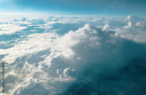 blue sky with clouds of sea 2