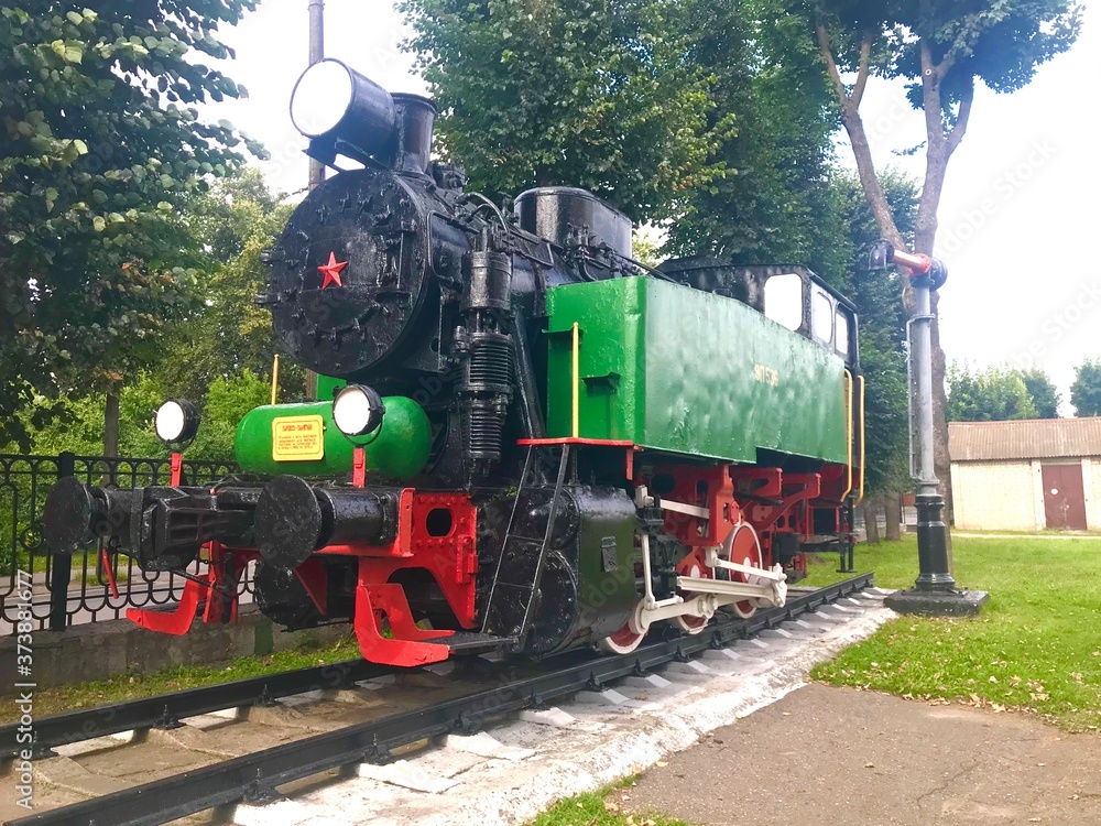 Fototapeta premium old steam train