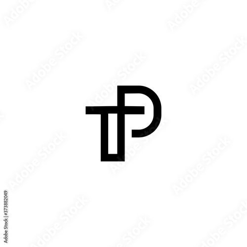 TP PT logo design template elements